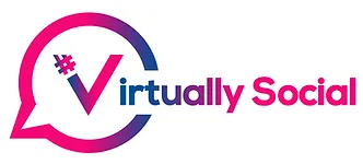 virtually social logo